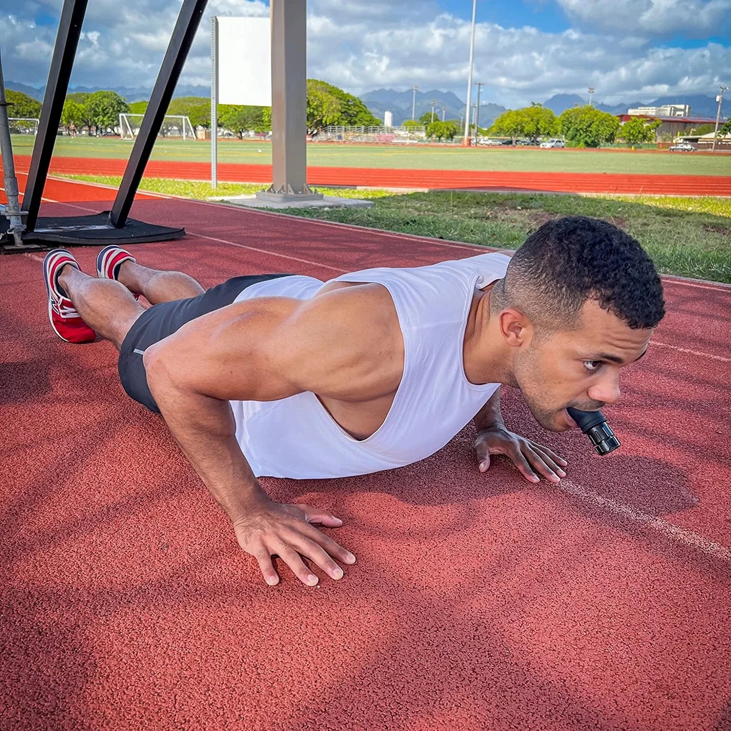 Silicone Breathing Mouthpiece Exercise Training Respirator