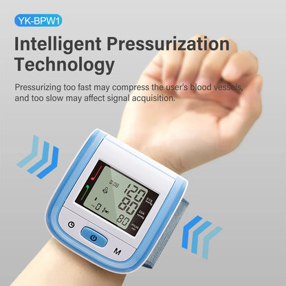 Automatic Wrist Digital Blood Pressure Monitor Digital Pulse Meter