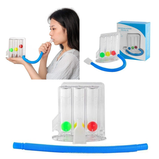 Lung Function Breathing Exerciser 3 Balls Breathing Trainer