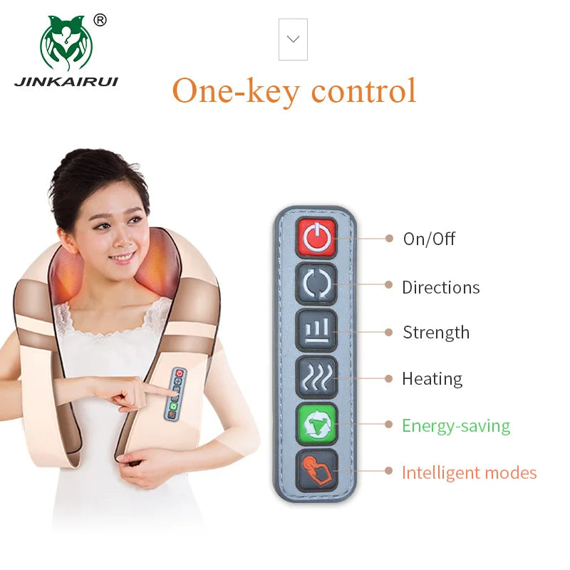 U Shape Electrical Shiatsu Body Shoulder Neck Massager