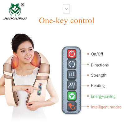 U Shape Electrical Shiatsu Body Shoulder Neck Massager