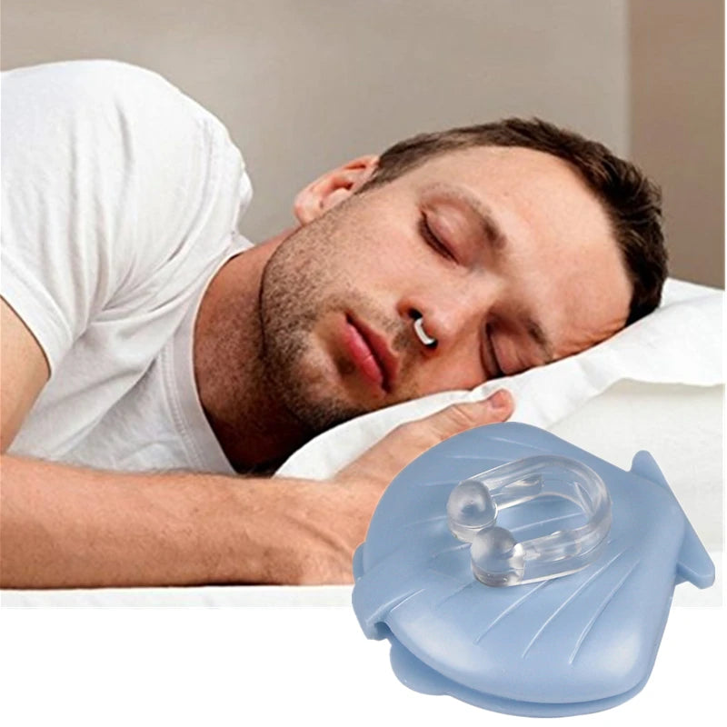 Soft Silicone Antisnoring Aid Anti-Snore Nose Clip