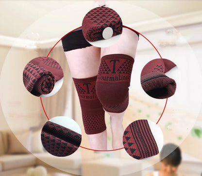 High Elastic Breathable Tourmaline Magnetic Bamboo Charcoal Knee Support Brace