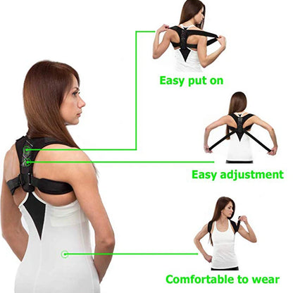 Brace Support Belt Adjustable Back Posture Corrector