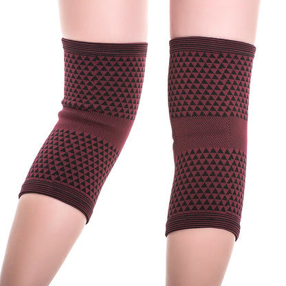 High Elastic Breathable Tourmaline Magnetic Bamboo Charcoal Knee Support Brace