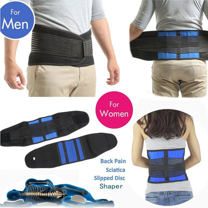 Adjustable Neoprene Double Pull Lumbar Support Lower Brace Pain Relief Waist Band