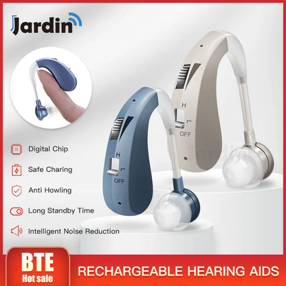 Rechargeable Hearing Aids Audifonos for Deafness