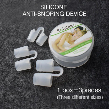 Reusable Noiseless Sleep Clip Nasal Dilator Device