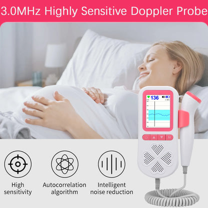 Home Pregnancy Baby Fetal Sound Heart Rate Detector