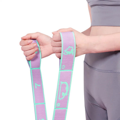 Yoga Auxiliary Stretching Belt Adult Latin Training Elastic Bands