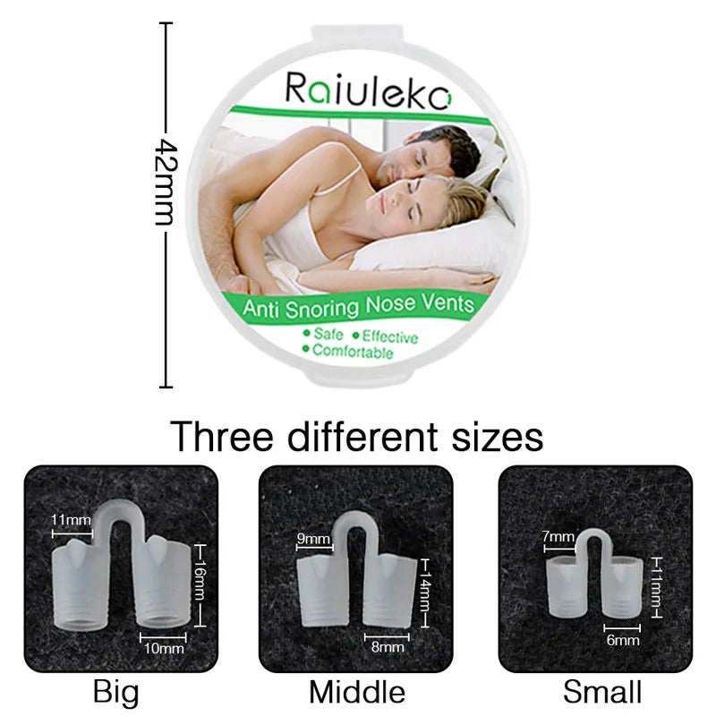 Reusable Noiseless Sleep Clip Nasal Dilator Device