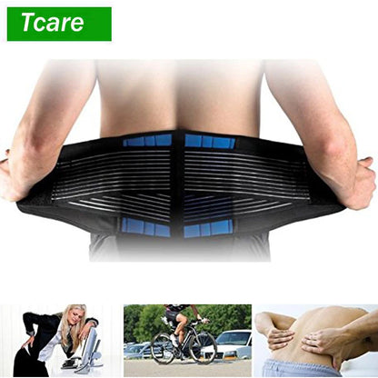 Adjustable Neoprene Double Pull Lumbar Support Lower Brace Pain Relief Waist Band