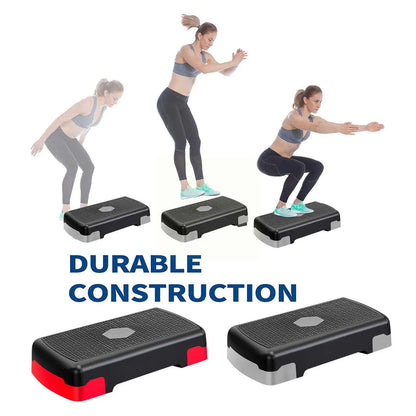 45cm Fitness Pedals Aerobic Step Platform Exercise Board