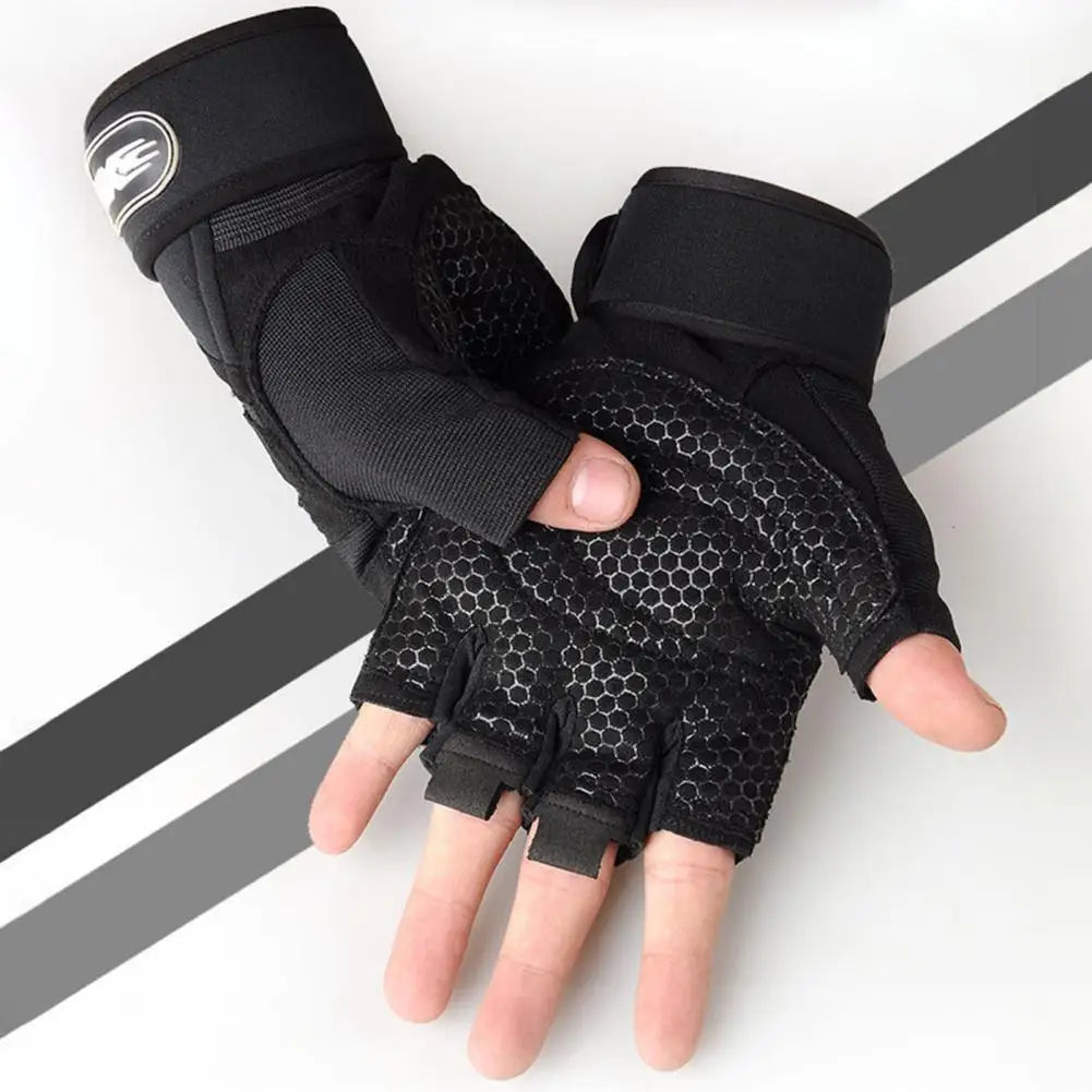 Men Fitness Heavy Weight Train Gloves