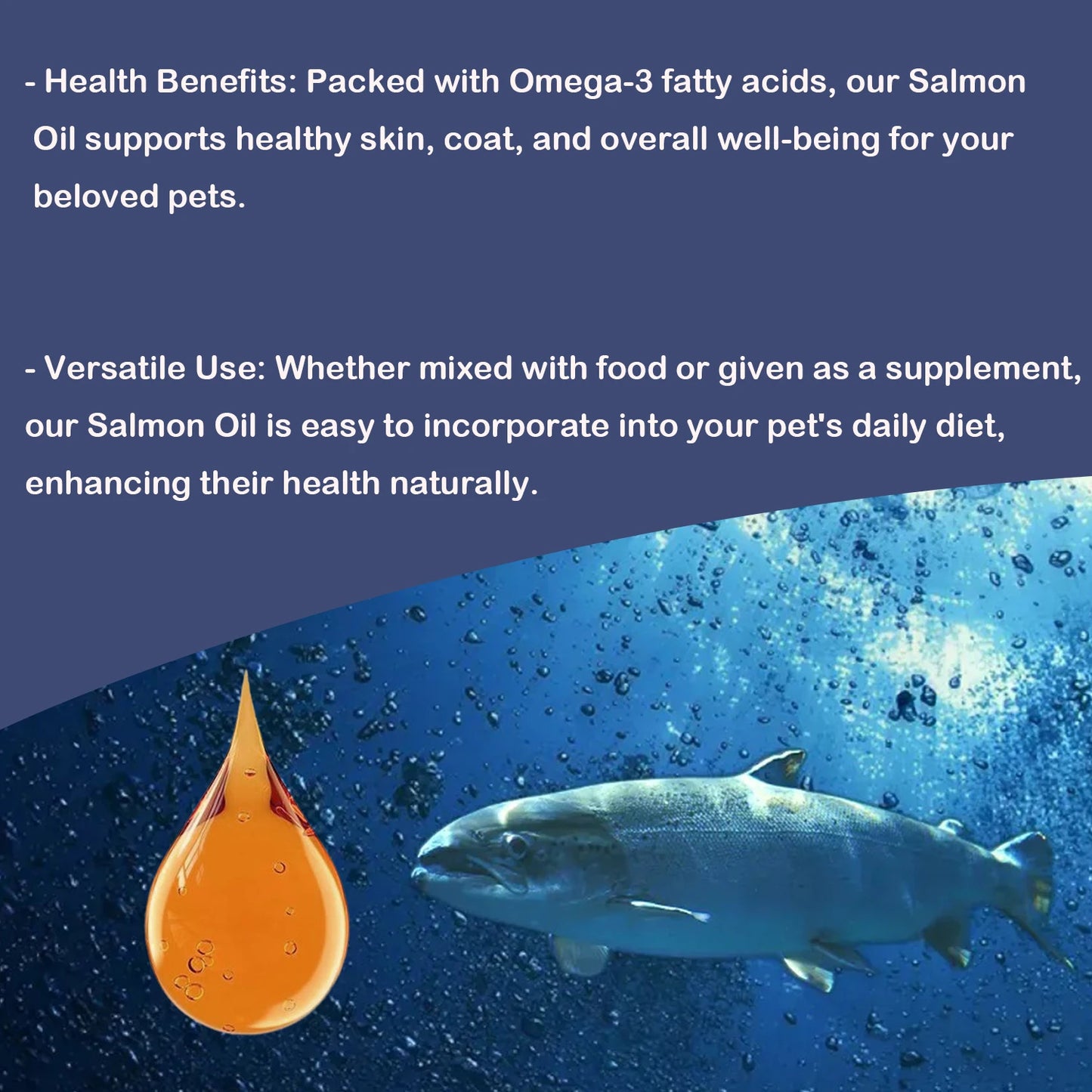 8 fl oz 200ML Pet Salmon Oil