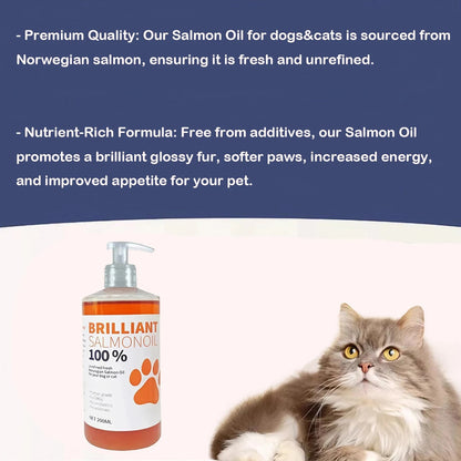 8 fl oz 200ML Pet Salmon Oil