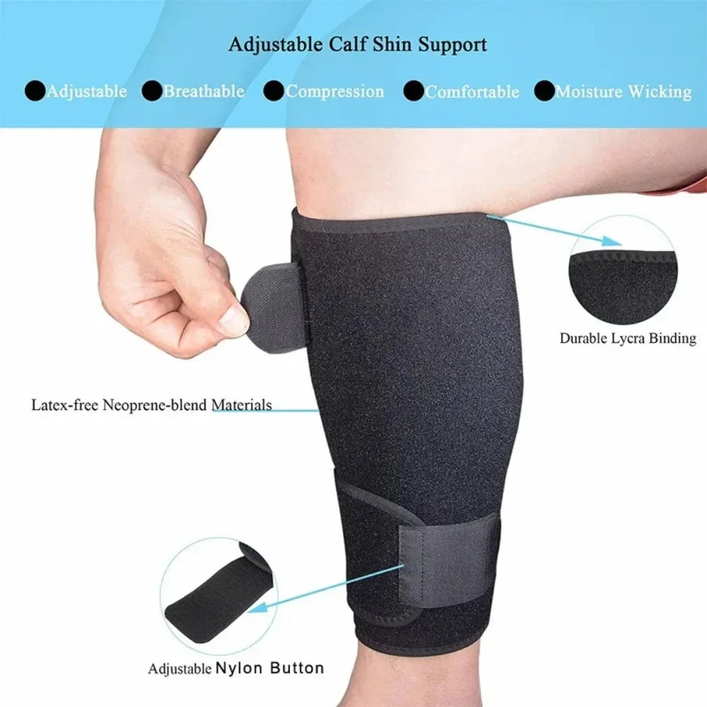 Adjustable Brace Compression Leg Sleeve Wrap Band