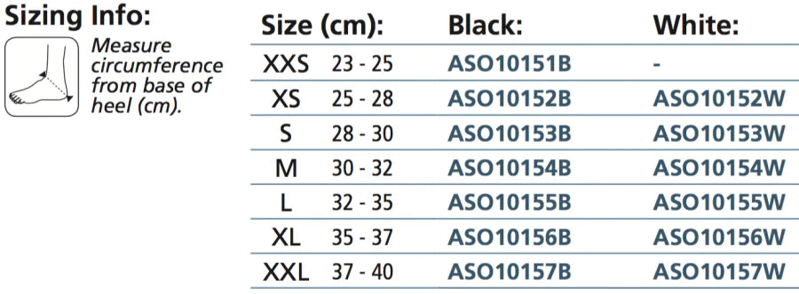 ASO ankle brace